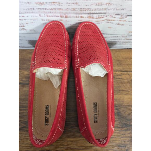 Stacy Adams Men's Cicero Perforated Moc Toe Slip-on Driving Style Loafer size 12 - Picture 6 of 7